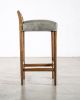 Exotic Wood Stool in Leather from Costantini, Umberto | Counter Stool in Chairs by Costantini Design. Item composed of wood & leather