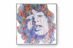 mick jagger forever | Oil And Acrylic Painting in Paintings by Virginie SCHROEDER. Item composed of canvas & synthetic compatible with contemporary and art deco style