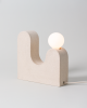 Rolling Hills, Table Lamp - Sand | Lamps by SIN | Brooklyn Navy Yard in Brooklyn. Item composed of ceramic in minimalism or contemporary style