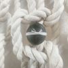 Whitewater Cascade | Macrame Wall Hanging in Wall Hangings by Unravel Arts. Item composed of cotton and steel