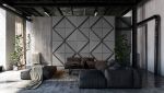 ZETA - Wall & Ceiling Panel | Paneling in Wall Treatments by Mikodam Design. Item composed of oak wood and wool in minimalism or mid century modern style