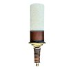 Fiber Filter Cylinder Sconce | Sconces by RailroadWare Lighting Hardware & Gifts. Item composed of glass in country & farmhouse or eclectic & maximalism style
