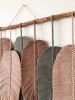 Macrame Feathers (Green,Beige,Brown) with 7 feathers | Macrame Wall Hanging in Wall Hangings by Damla. Item composed of wood and cotton in boho style