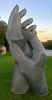These Hands | Public Sculptures by Mike Van Dam Art | Ivanhoe Wines Cellar Door in Pokolbin. Item composed of steel