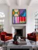Blood, Sweat and Tears | Oil And Acrylic Painting in Paintings by Paula Saslow, Copper Rose Art. Item composed of canvas in contemporary style