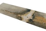 Rug & Kilim’s Abstract Runner Rug in Beige and Gold | Area Rug in Rugs by Rug and Kilim