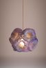 Handpainted Fabric Pendant Light Anemone by Studio Mirei | Pendants by Costantini Design. Item made of fabric works with boho & contemporary style