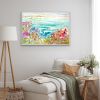 On a Whim I Fly! Abstract Floral Landscape Painting | Oil And Acrylic Painting in Paintings by Dorothy Fagan Fine Arts. Item composed of canvas in contemporary or coastal style
