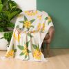 Loquat Throw Blanket | Linens & Bedding by Superstitchous. Item made of fiber works with contemporary & eclectic & maximalism style