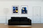 Ng 46 | Oil And Acrylic Painting in Paintings by Luis Medina. Item made of paper works with minimalism & contemporary style