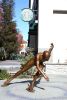 Speed Skater by Dee Clements, NSG | Public Sculptures by JK Designs and the National Sculptors' Guild