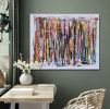 "Congested Lines" | Oil And Acrylic Painting in Paintings by Shirly Maimom Art. Item composed of canvas and synthetic