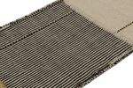 Rug & Kilim’s Contemporary Runner Kilim, In Black And Beige | Area Rug in Rugs by Rug and Kilim