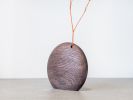 Kva Modern Wooden Vase Mini - Koyu Kestane | Vases & Vessels by Foia. Item made of wood works with boho & contemporary style