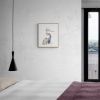 Heron No. 16 : Original Watercolor Painting | Paintings by Elizabeth Becker. Item composed of paper in minimalism or contemporary style