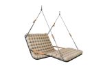Vikos Double | Swing Chair in Chairs by Linda Vrňáková. Item composed of cotton and metal