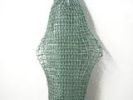 Verdant Pendant | Sculptures by Morgan Hale. Item composed of paper and fiber in minimalism or mid century modern style