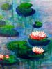 Water lily serenity | Oil And Acrylic Painting in Paintings by Elena Parau