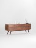Sideboard, credenza, dresser, commode - made of black walnut | Storage by Mo Woodwork | Stalowa Wola in Stalowa Wola