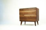 Marissa | Nightstand in Storage by Curly Woods. Item composed of oak wood and concrete in contemporary or modern style