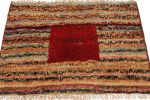 Vintage Gabbeh Tribal rug in Polychromatic Striae Pattern | Area Rug in Rugs by Rug and Kilim