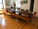 Hall or Dining Room Bench | Benches & Ottomans by Simon Metz Woodworking. Item composed of wood compatible with mid century modern and contemporary style