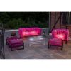 Yomi "Cocktail Ruka VI" Luminous Pink Sofa - By NEP | Couch in Couches & Sofas by MOJOW DESIGN. Item made of synthetic