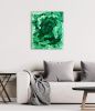 Magnificent Nephrite (SOLD) | Oil And Acrylic Painting in Paintings by Alessia Lu. Item composed of canvas in contemporary or modern style