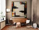 Slow Burn | Oil And Acrylic Painting in Paintings by Abby May. Item made of canvas works with minimalism & contemporary style