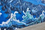 Arlberg Ski & Surf Shops mural | Murals by Jared Goulette | The Color Wizard