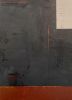 Gray Area 18x36 Original abstract acrylic on canvas. Framed | Oil And Acrylic Painting in Paintings by JD Logan Fine Art. Item composed of wood and canvas in minimalism or contemporary style