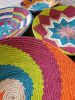 Set of 10 Colourful African Wall Plates | Ornament in Decorative Objects by Sarmal Design. Item composed of fiber in boho or minimalism style