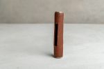 Handmade Ceramic White and Terracotta Mezuzah Case | Ornament in Decorative Objects by ShellyClayspot. Item composed of stoneware in rustic style
