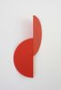 Two Fold Wall Hanging in Red | Wall Sculpture in Wall Hangings by Circle & Line. Item composed of metal