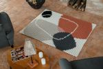Ovals, area rug | Rugs by KUBEL Design. Item composed of cotton in contemporary or modern style