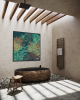 Underwater | Prints in Paintings by Trish Sierer Studio. Item made of wood with canvas works with boho & mid century modern style