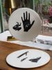 Decorative Plate MEDINA | Decorative Objects by LA FIBRE ARTISANALE. Item compatible with contemporary and eclectic & maximalism style