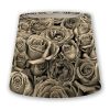 Sepia Roses Lampshade | Pendants by Ri Anderson. Item made of aluminum