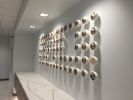 Moon Fall | Wall Sculpture in Wall Hangings by Lucrecia Waggoner | BBVA Compass Stadium in Houston. Item made of ceramic with synthetic