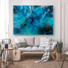 'GODDESS II' - Luxury Epoxy Resin Abstract Artwork | Oil And Acrylic Painting in Paintings by Christina Twomey Art + Design. Item composed of wood and synthetic in contemporary style