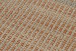 Rug & Kilim's Accent Kilim, Beige-Orange Textural Stripes | Area Rug in Rugs by Rug and Kilim