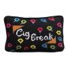 hand-embroidered needlepoint CIG BREAK pillow * OOAK | Pillows by Mommani Threads. Item made of wool works with contemporary & eclectic & maximalism style
