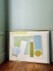 "Moonrise Kingdom" | Oil And Acrylic Painting in Paintings by Kristin Shearer. Item composed of canvas compatible with minimalism and contemporary style