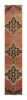 Vintage Turkish Runner Rug in Red with Beige Floral | Area Rug in Rugs by Rug and Kilim