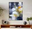 The Art of Communication | Oil And Acrylic Painting in Paintings by Andrada Anghel. Item made of canvas works with contemporary & industrial style