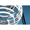 QZ0338 DELOITTE ORB ROUND GLOBE | Chandeliers by alanmizrahilighting | New York in New York. Item made of brass