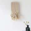 Soft Drifts | Wall Sculpture in Wall Hangings by YASHI DESIGNS. Item made of oak wood with cotton works with minimalism & contemporary style