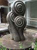 Fiddlehead Family | Public Sculptures by Jim Sardonis | Norwich Public Library in Norwich