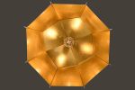 Deltoidal Faceted Light Gold 43 | Pendants by ADAMLAMP. Item made of steel compatible with minimalism and contemporary style