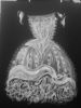 Black Dress | Oil And Acrylic Painting in Paintings by Anna Toppin. Item made of canvas with synthetic